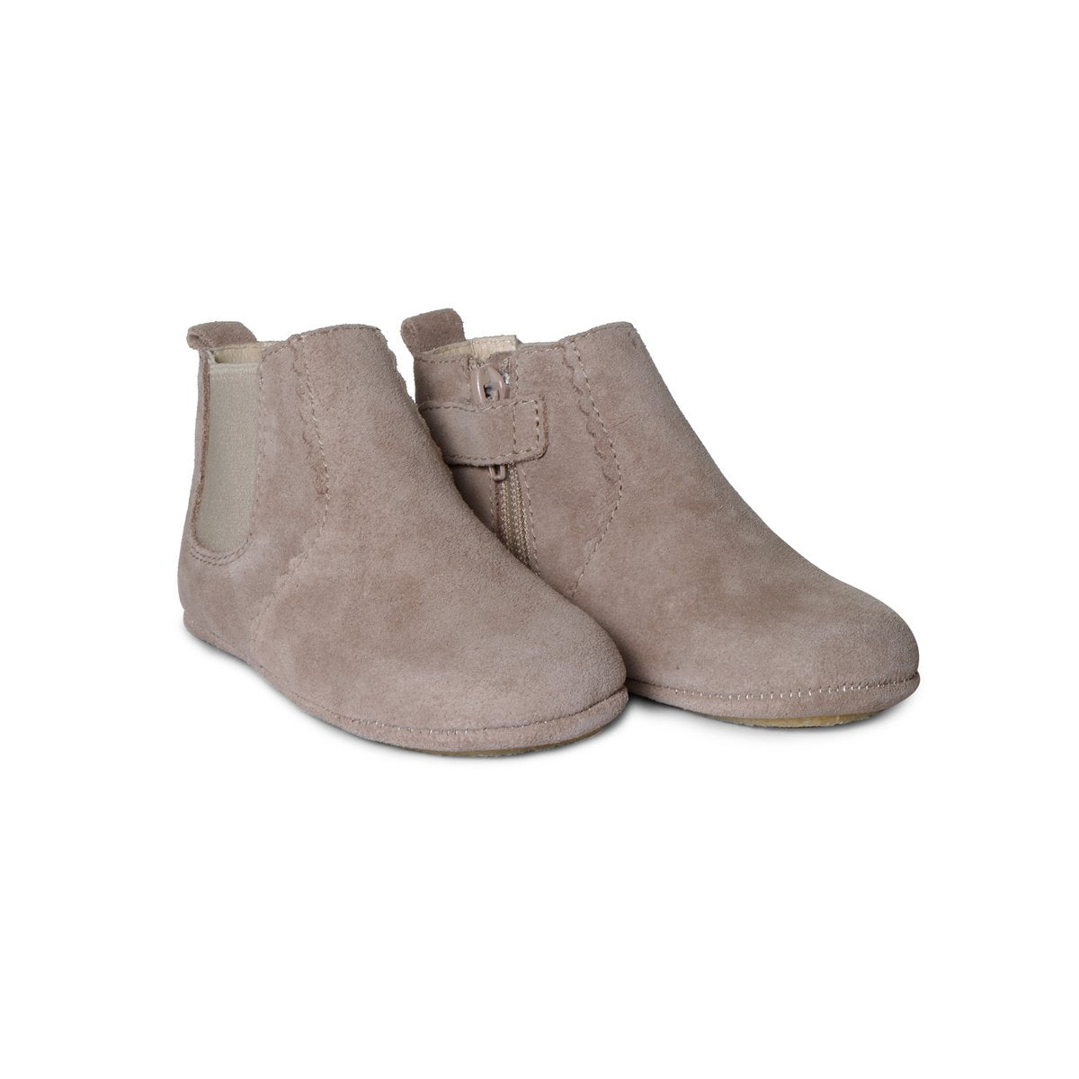 Chelsea Boots Flower Edge - Taupe