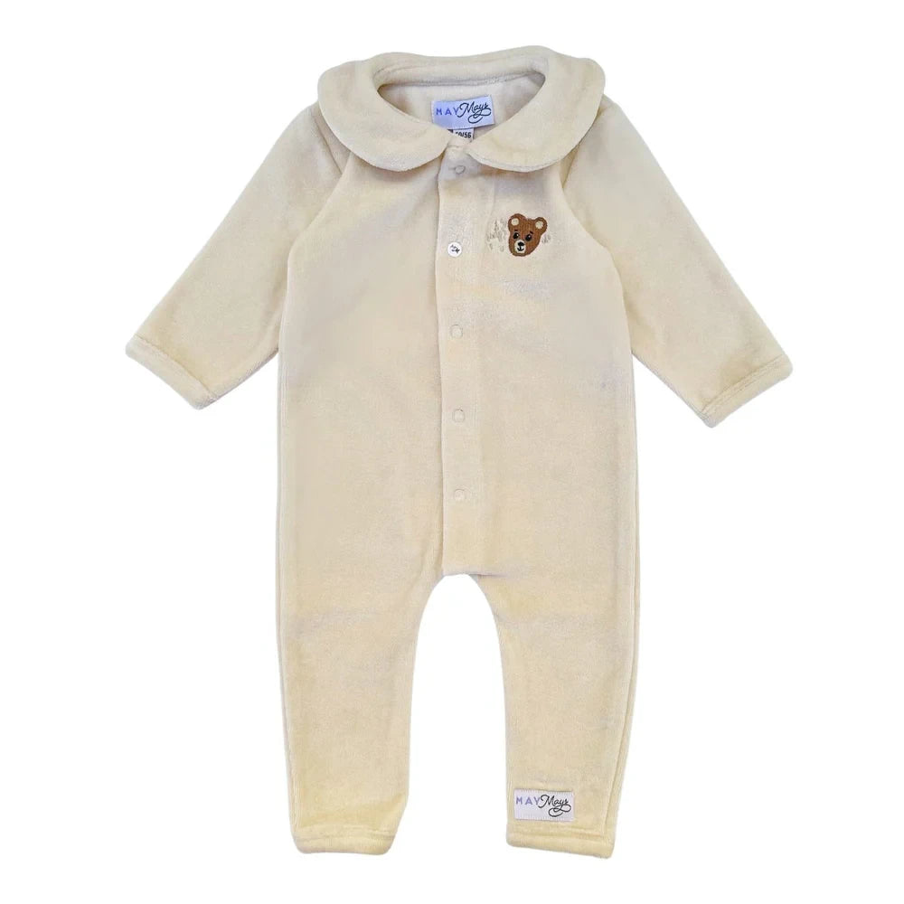 Teddy Velvet Boxpakje Beige | May Mays