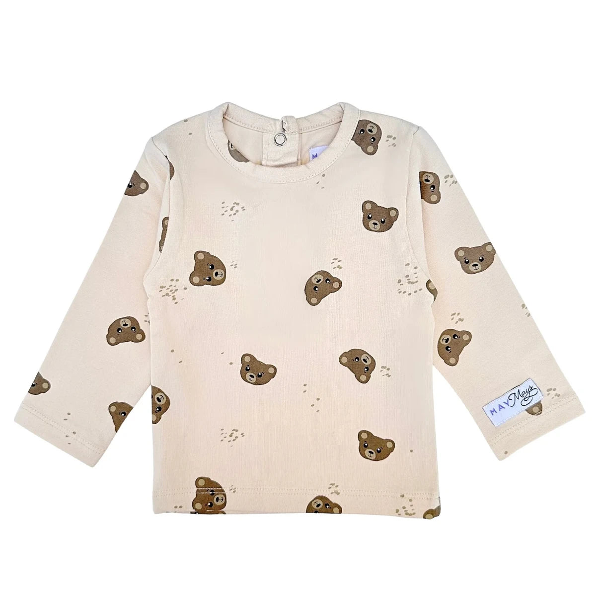 May Mays shirt Teddy beertjes beige
