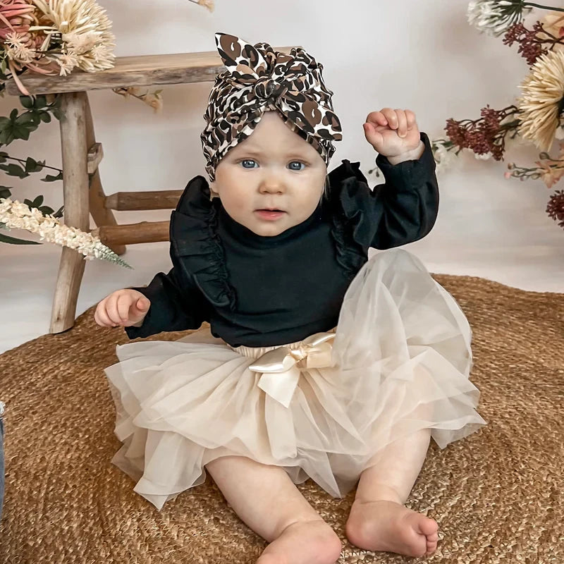 May Mays baby tutu rokje Annabel beige + GRATIS haarbandje