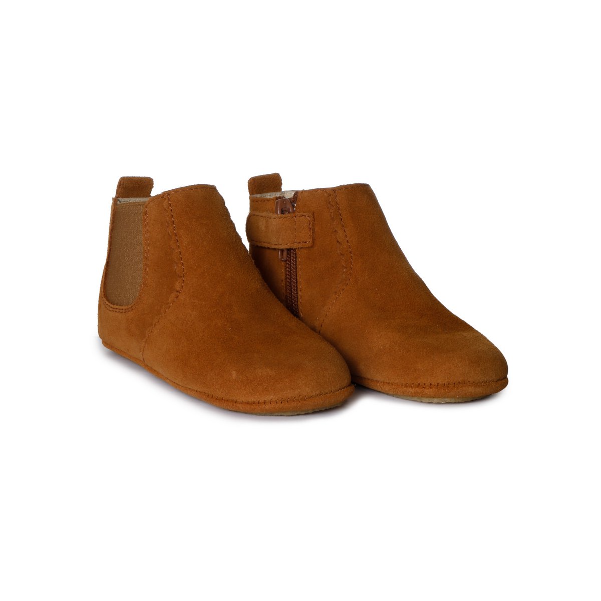 Chelsea Boots Flower Edge - Cognac