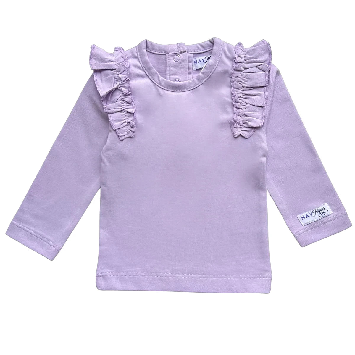 May Mays ruffle shirt Lola lila