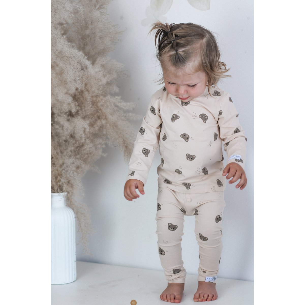 May Mays shirt Teddy beertjes beige