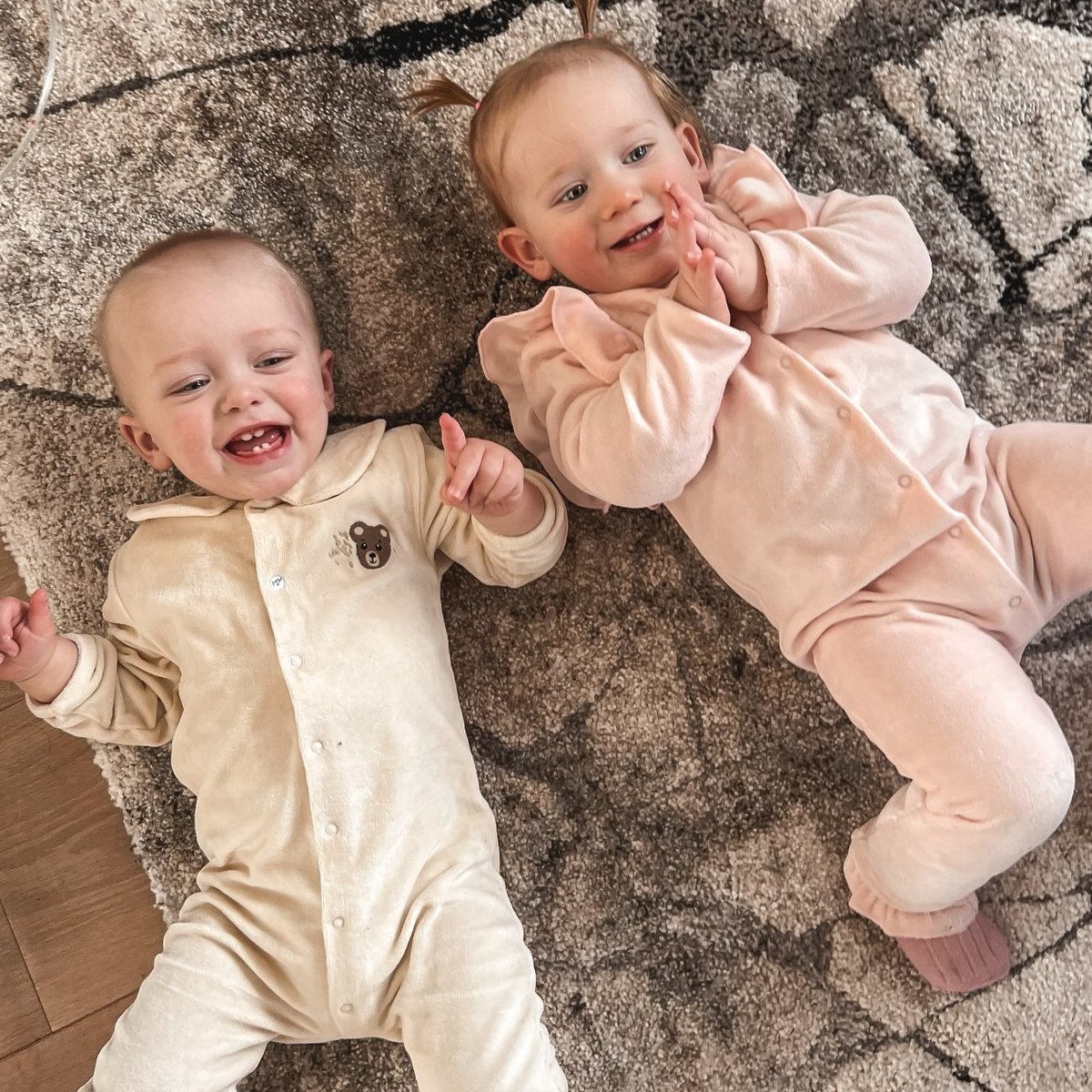 Teddy Velvet Boxpakje Beige | May Mays