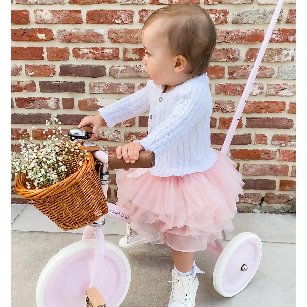 May Mays tutu rokje Annabel roze + GRATIS haarbandje