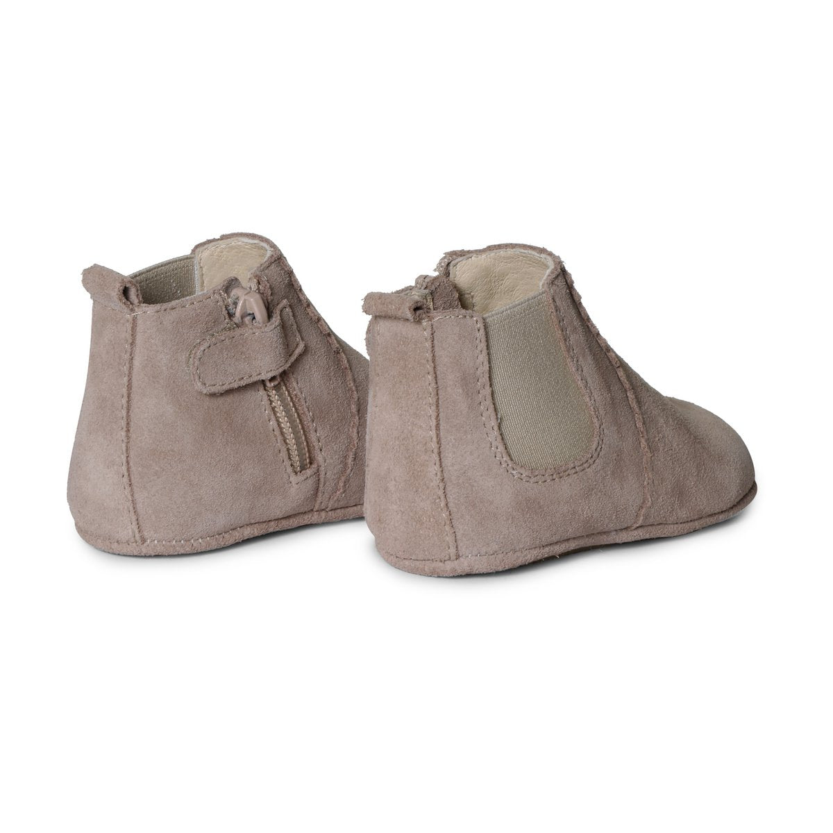 Chelsea Boots Flower Edge - Taupe