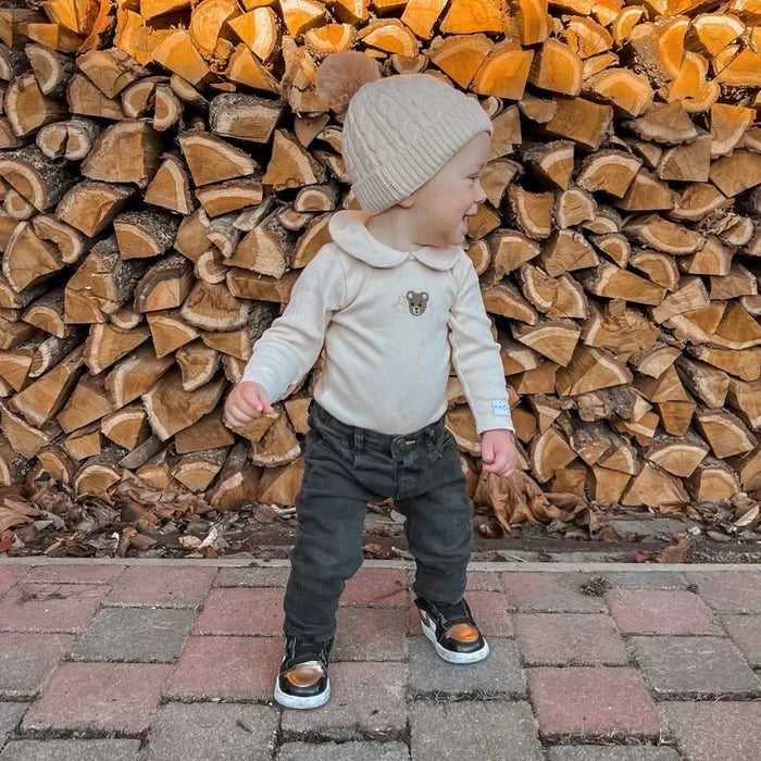 Teddy Collar Romper Beertje | May Mays