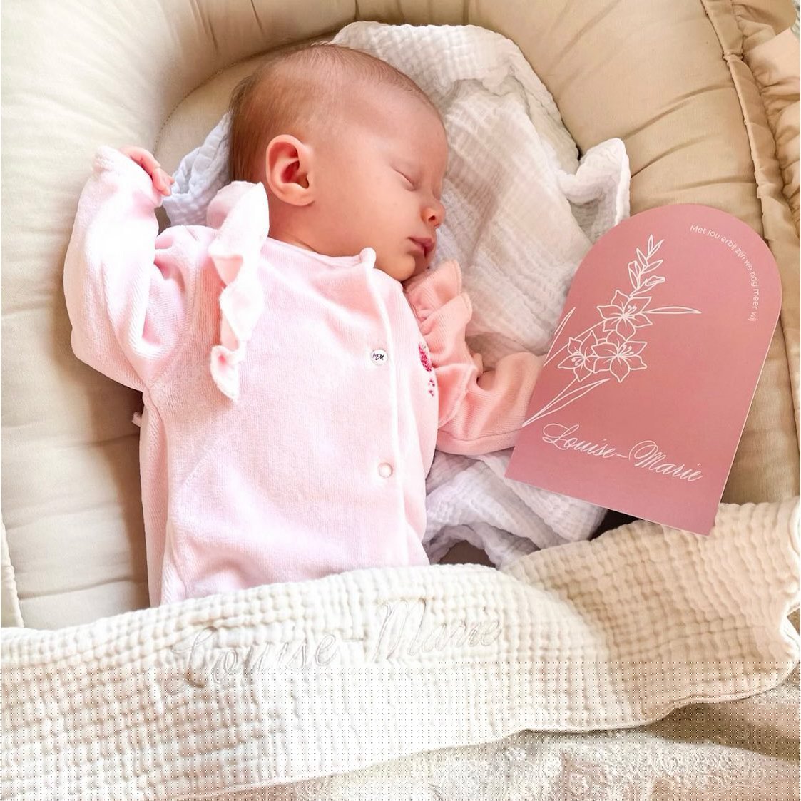 May Mays boxpakje Bella velvet ruffle roze