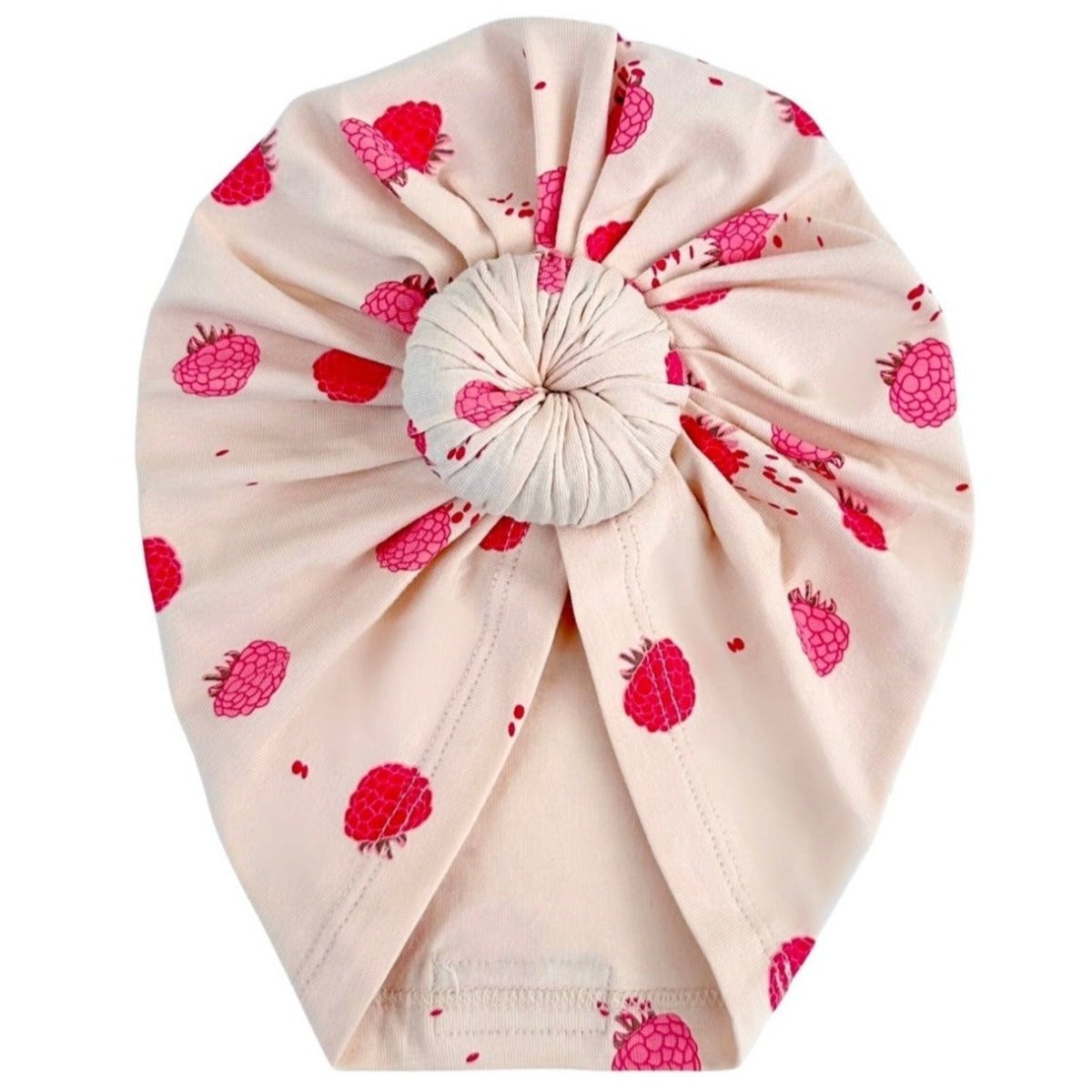 May Mays turban mutsje Bella frambozen