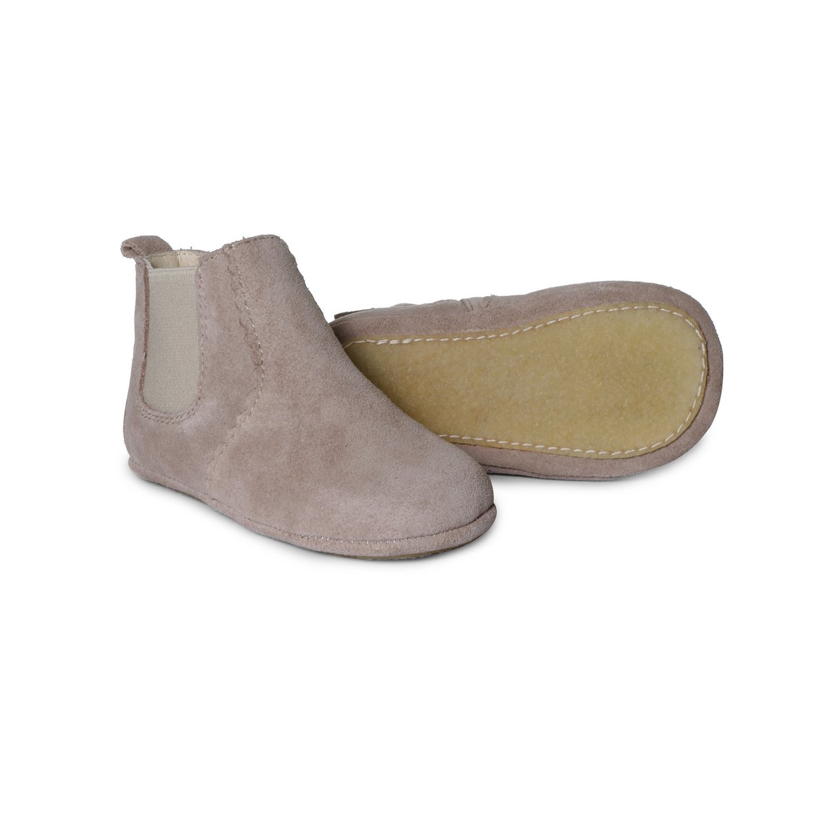 Chelsea Boots Flower Edge - Taupe