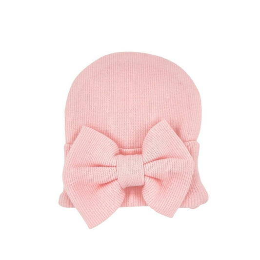 May Mays baby newborn mutsje Beau rib roze