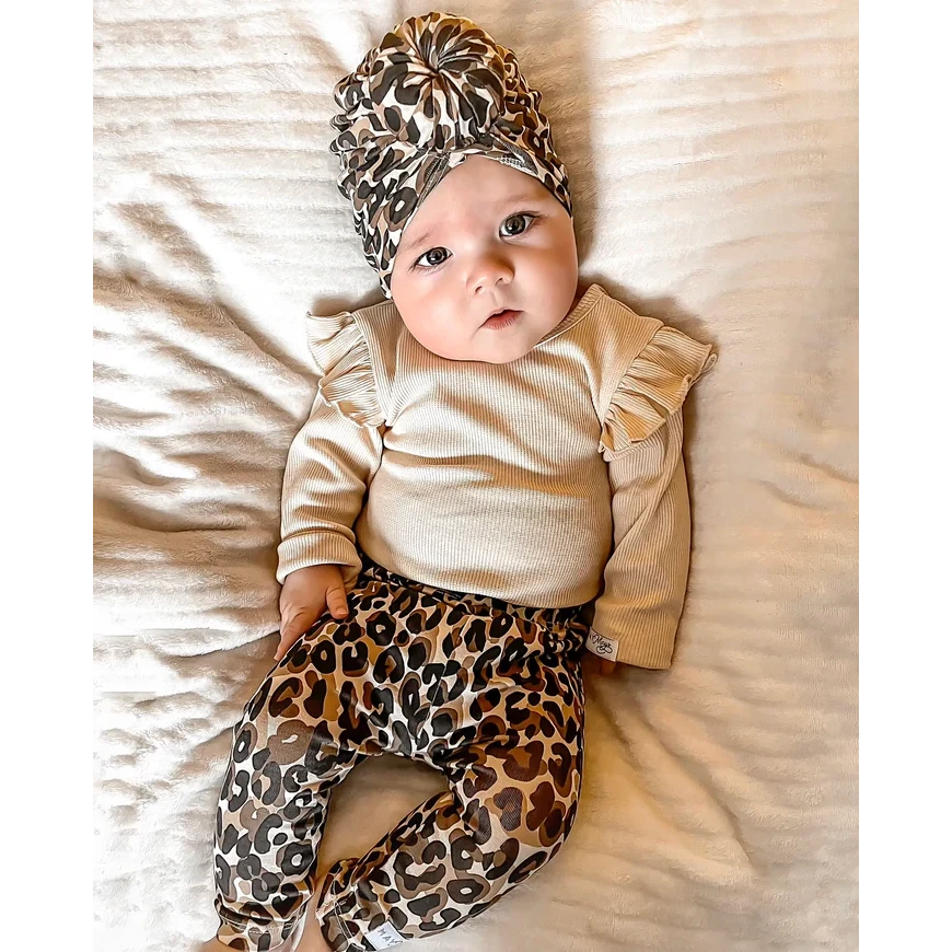 May Mays romper Hailey ruffle rib beige