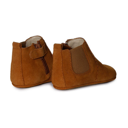 Chelsea Boots Flower Edge - Cognac