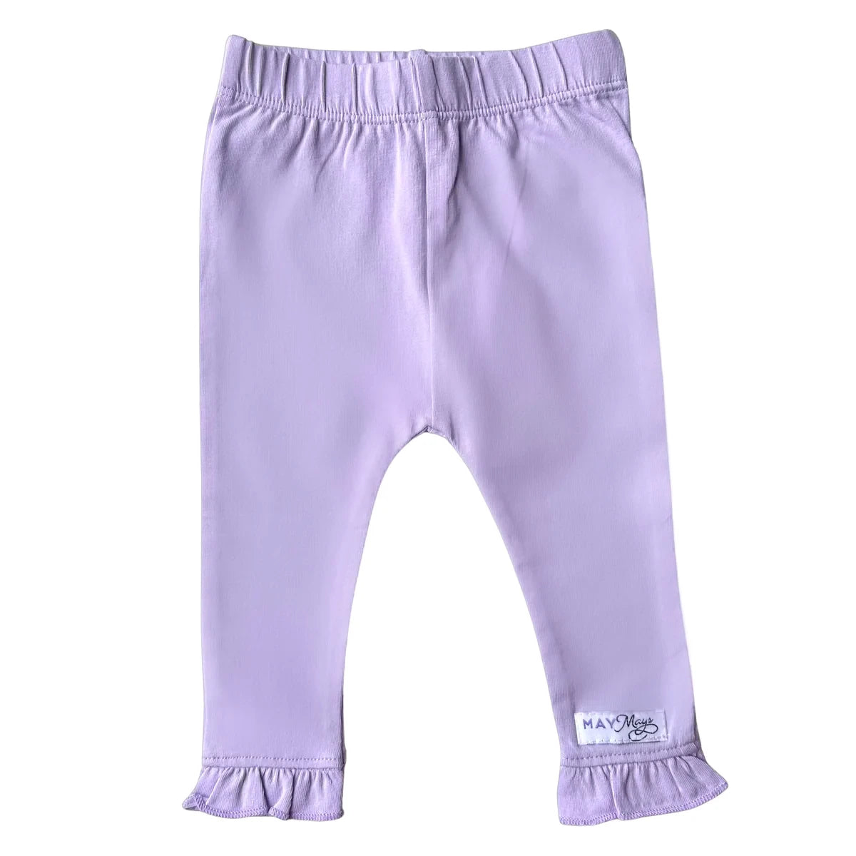 May Mays baby legging Lola ruffle lila