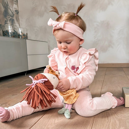 May Mays boxpakje Bella velvet ruffle roze