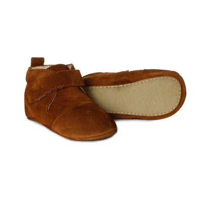 Suede Classic Boots - Cognac