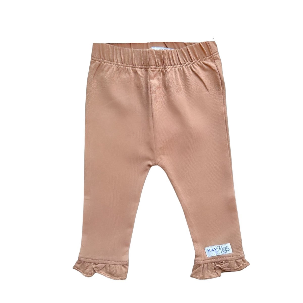 May Mays baby broekje Nova ruffle taupe