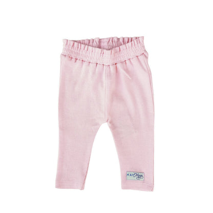 May Mays baby broekje Beau ruffle rib roze
