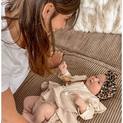 May Mays turban mutsje Lilly leopard