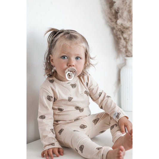 May Mays shirt Teddy beertjes beige