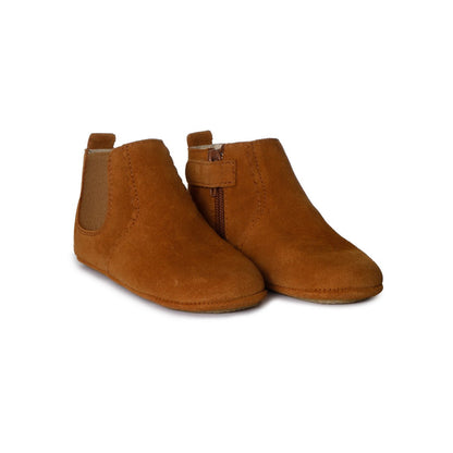 Chelsea Boots Flower Edge - Cognac