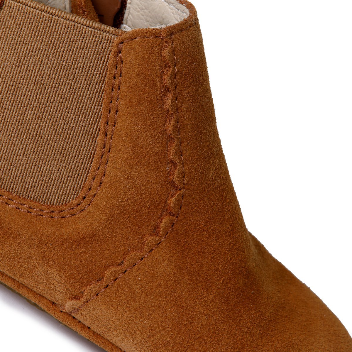 Chelsea Boots Flower Edge - Cognac