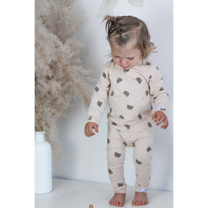 May Mays shirt Teddy beertjes beige