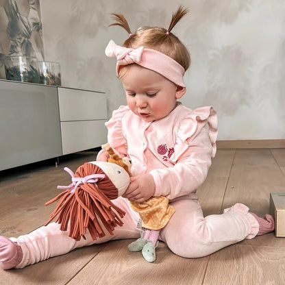 May Mays boxpakje Bella velvet ruffle roze