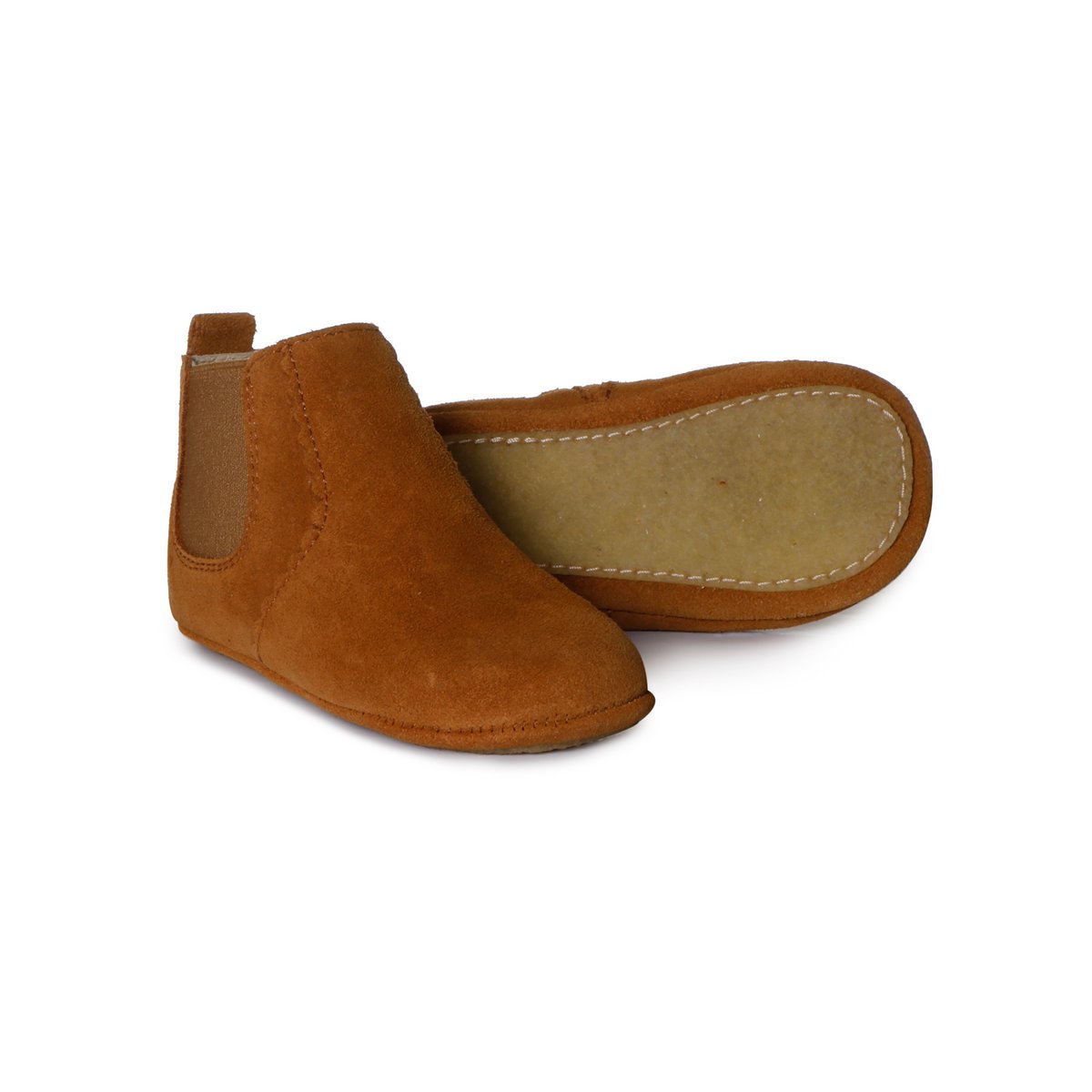 Chelsea Boots Flower Edge - Cognac