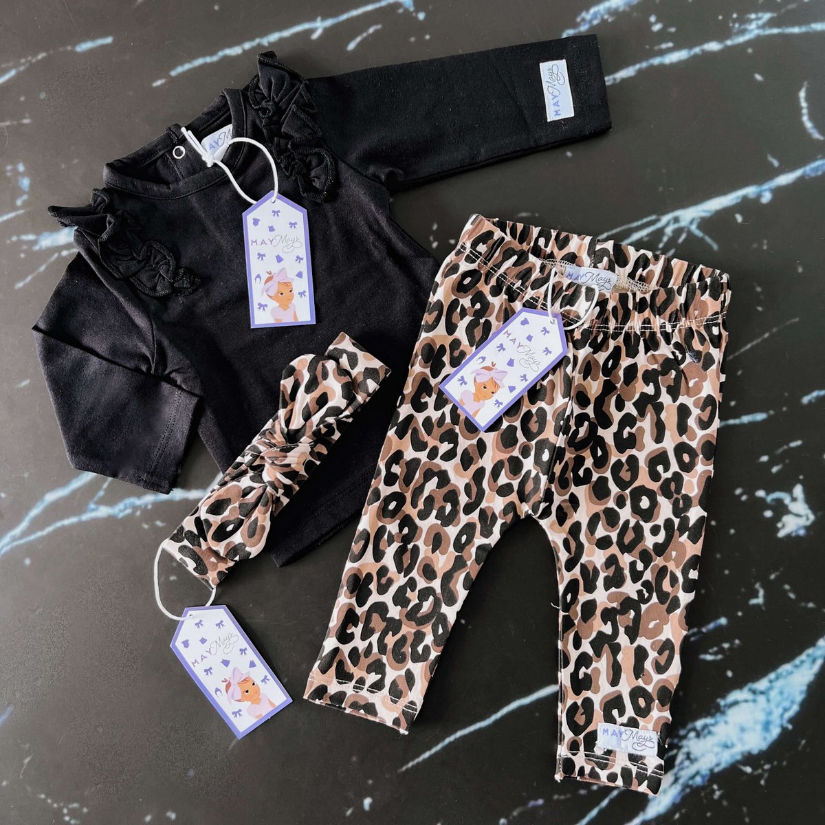 May Mays baby legging Lilly leopard