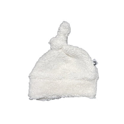 Teddy Knoopmutsje Natural - Zachte Baby Muts - Feathers®
