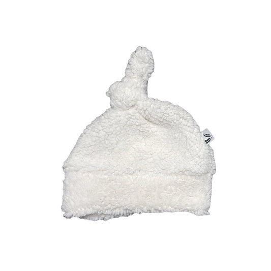 Teddy Knoopmutsje Natural - Zachte Baby Muts - Feathers®