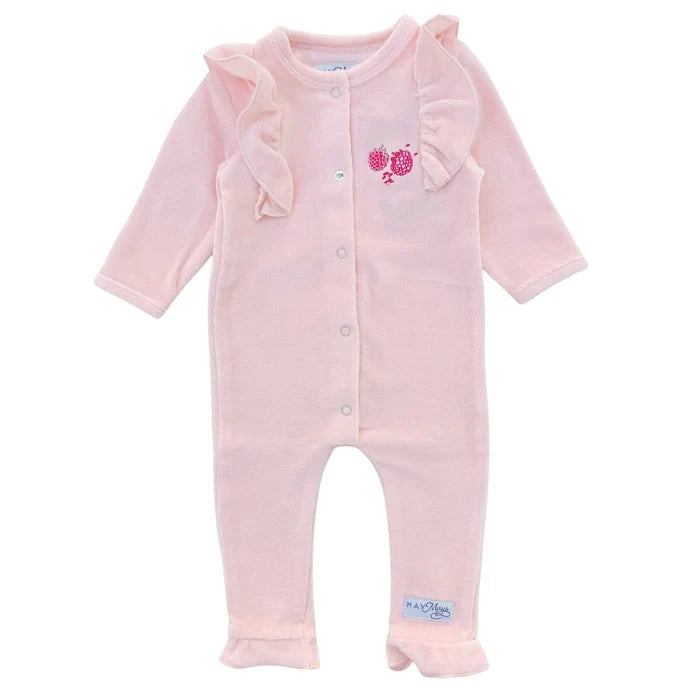 May Mays boxpakje Bella velvet ruffle roze
