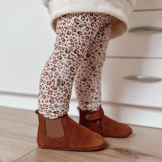 Chelsea Boots Flower Edge - Cognac