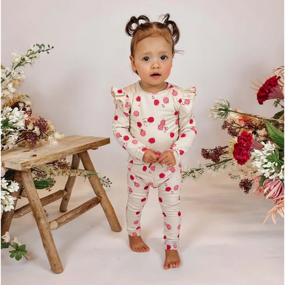 May Mays baby broekje Bella frambozen
