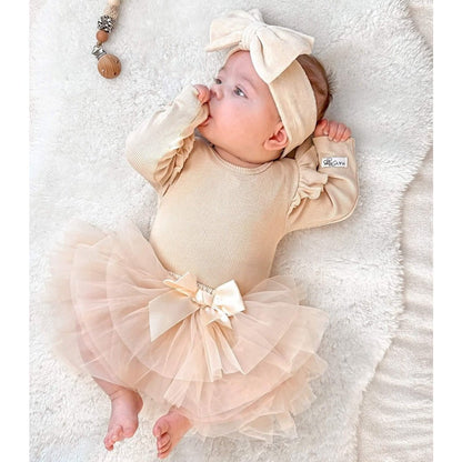Annabel Hailey setje - tutu, romper en haarband